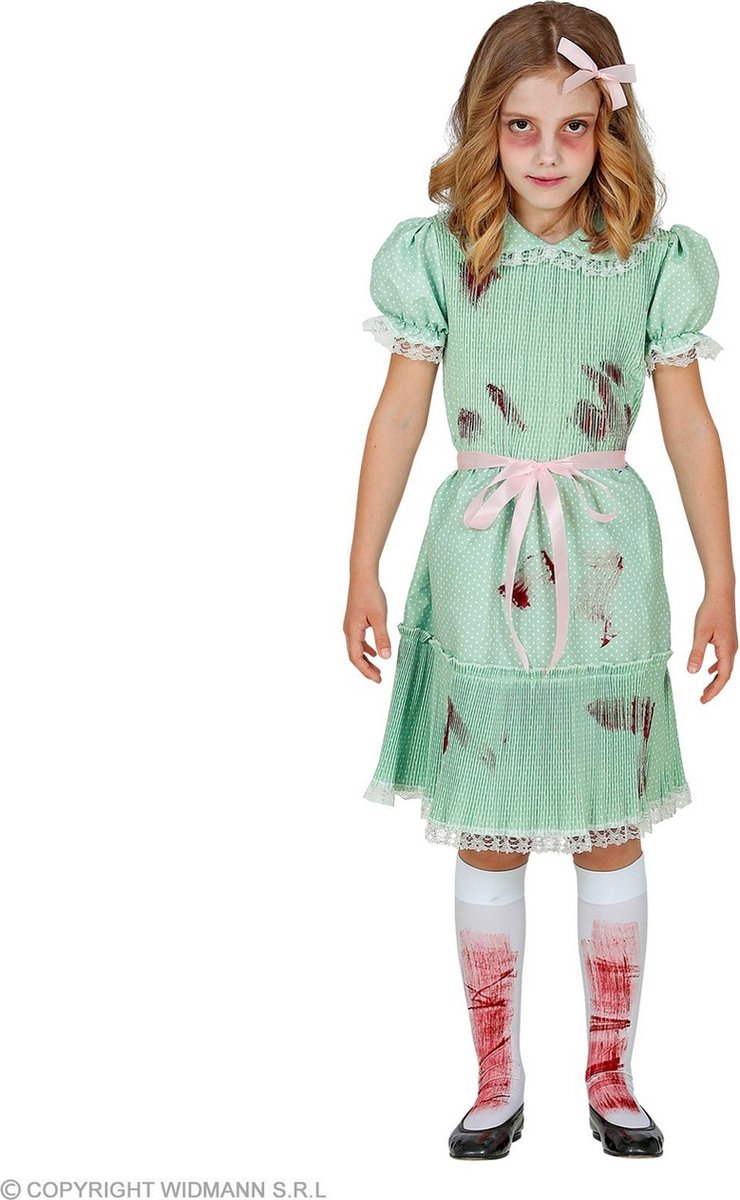 Horror Films Kostuum | Steekje Los Boze Pop Karen | Meisje | Maat 128 | Halloween | Verkleedkleding